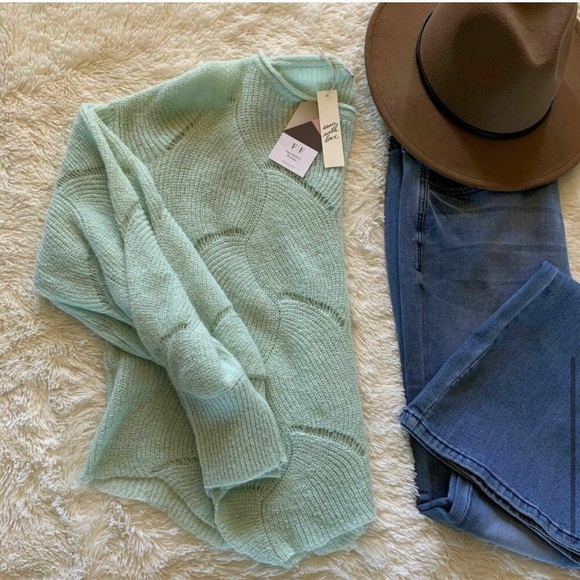 Cozy Oversized Off the Shoulder Knit Sweater - Picture 4 of 4